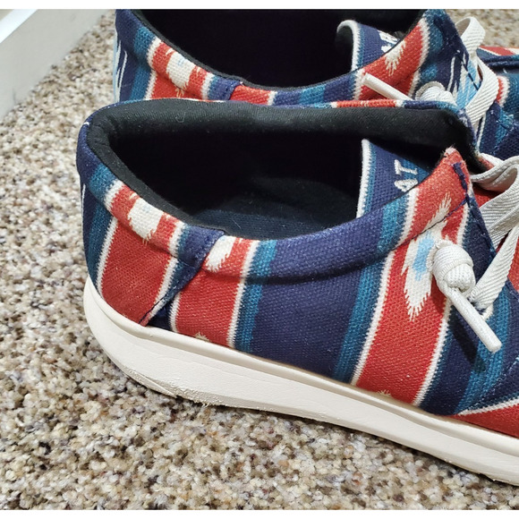 Ariat Hilo Men’s 9EE Wide Serape Canvas Shoes Centinela Style 10042581 Lace Up main image 5